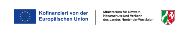 EFRE/JTF, Ministerium für Umwelt, Naturschutz und Verkehr NRW · Europäische Union