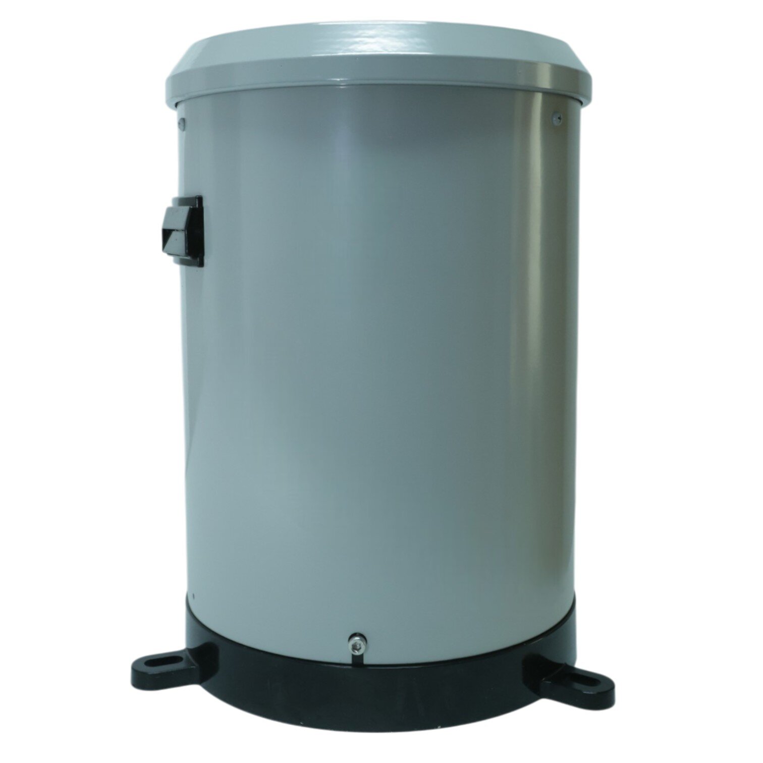 Heated tipping-bucket rain gauge for year-round measurement. Classic design with funnel and tipping mechanism.